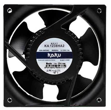 原装卡固 KA1238HA2 1238 220V 0.13A耐高温防水散热轴流风扇