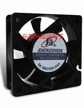 厂家直销正品60X60X20MM60MM602012V油轴机箱设备散热风扇