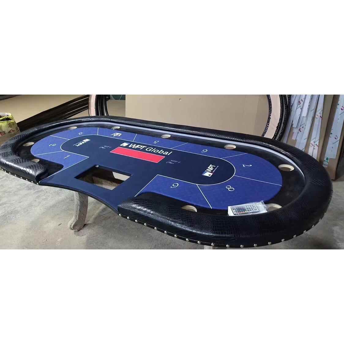 定制俱乐部娱乐桌新款德州扑克桌两用德州桌比赛桌高端扑克桌