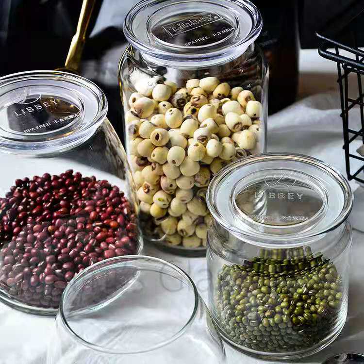 杂粮茶叶密封罐储物罐瓶子玻璃带盖厨房收纳盒罐子喝水杯子耐高温