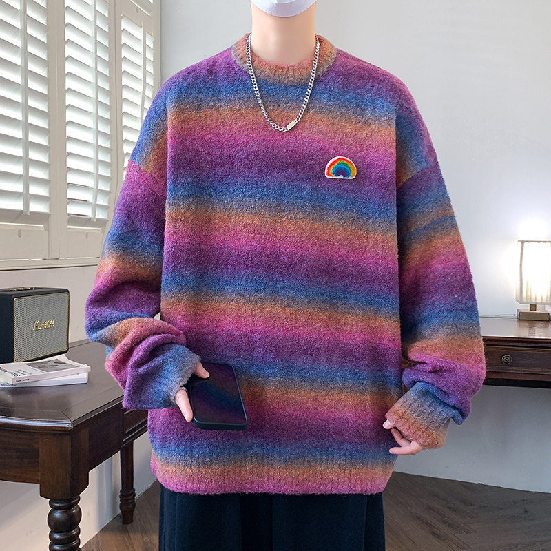 2025新款秋冬加厚毛衣男款