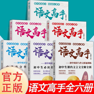 2025初中语文高手阅读与作文联通训练中考高分作初中读名著文优秀文化一本通七八九课内外文言文全解全析现代文高效课程