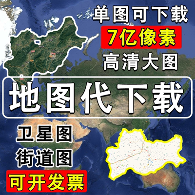 电子地图代下载高清卫星行政区划影像图BIGEMAP数据建筑矢量定制