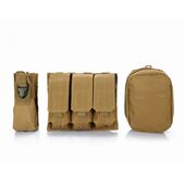 鼎泓 包 对讲机包 molle战术三联包 军迷户外运动配件腰挂包