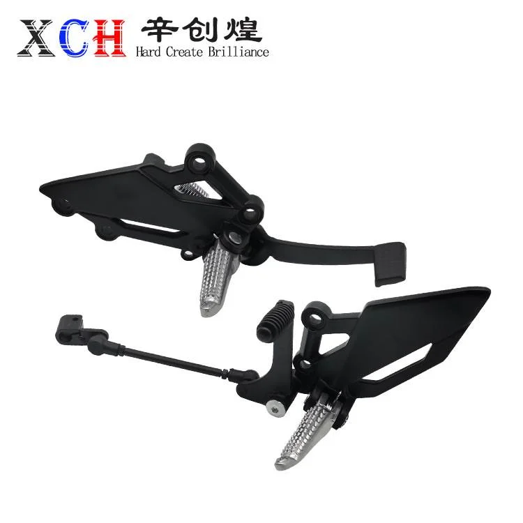 国产川崎小忍者刹车脚踏板脚蹬挂档杆支架搁脚V6枭风摩托跑车配件