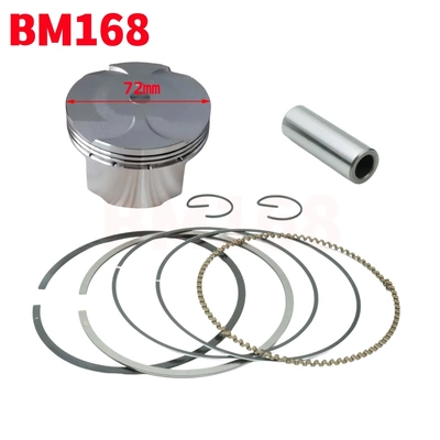 摩托车活塞套件 直径为72mm 适用于Bajaj Pulsar NS200 NS 200