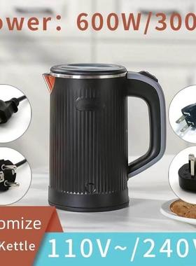 爆款electric kettle110v美规电热水壶 家用便携式电热水杯烧水壶