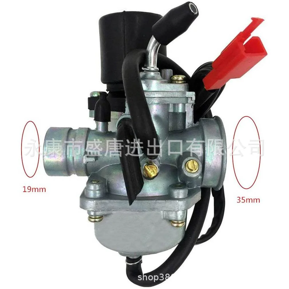 GOOFIT 19mm化油器用于JOG 50cc 2冲程Moto Carb MTB越野车发动机