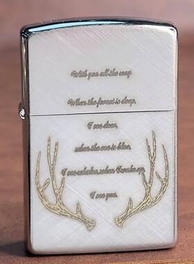 【直发】佐罗鹿角Z92063C黄铜煤油打火机创意个性官方