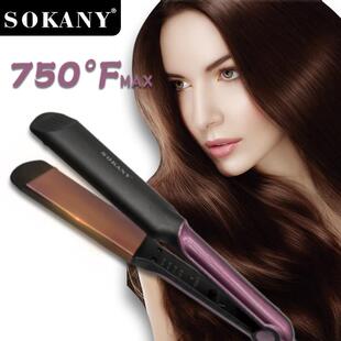 跨境SOKANY6505夹板陶瓷美发夹板直卷拉直板hair straightener