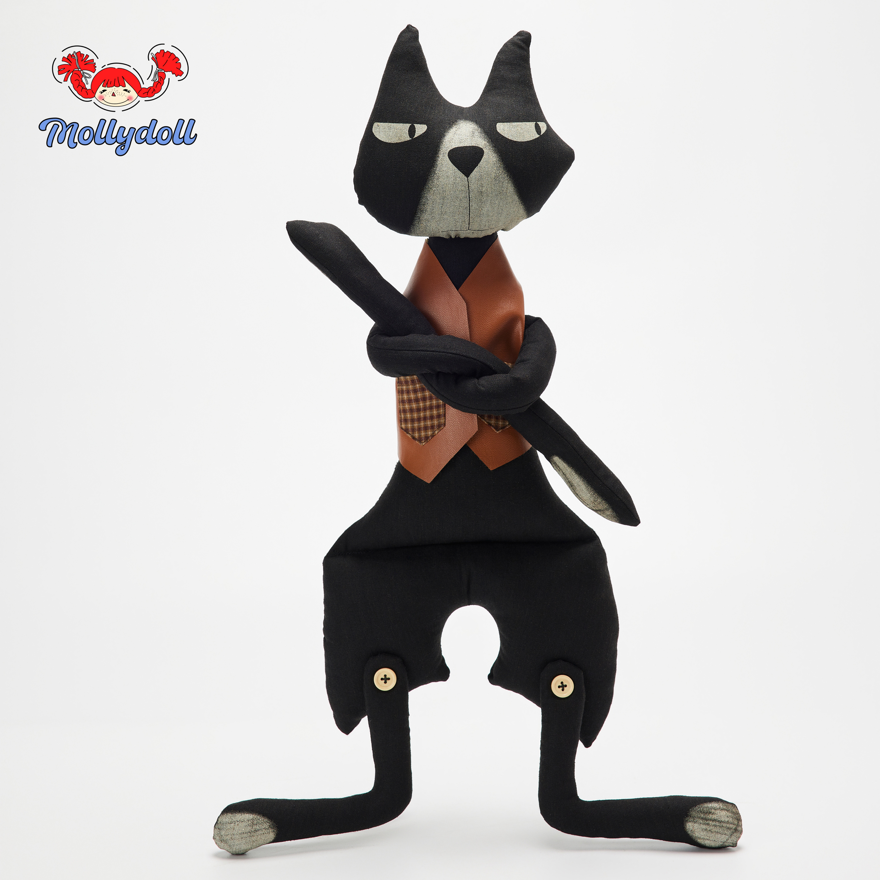 Mollydoll手工玩偶送礼毛绒玩具安抚公仔礼品58cm