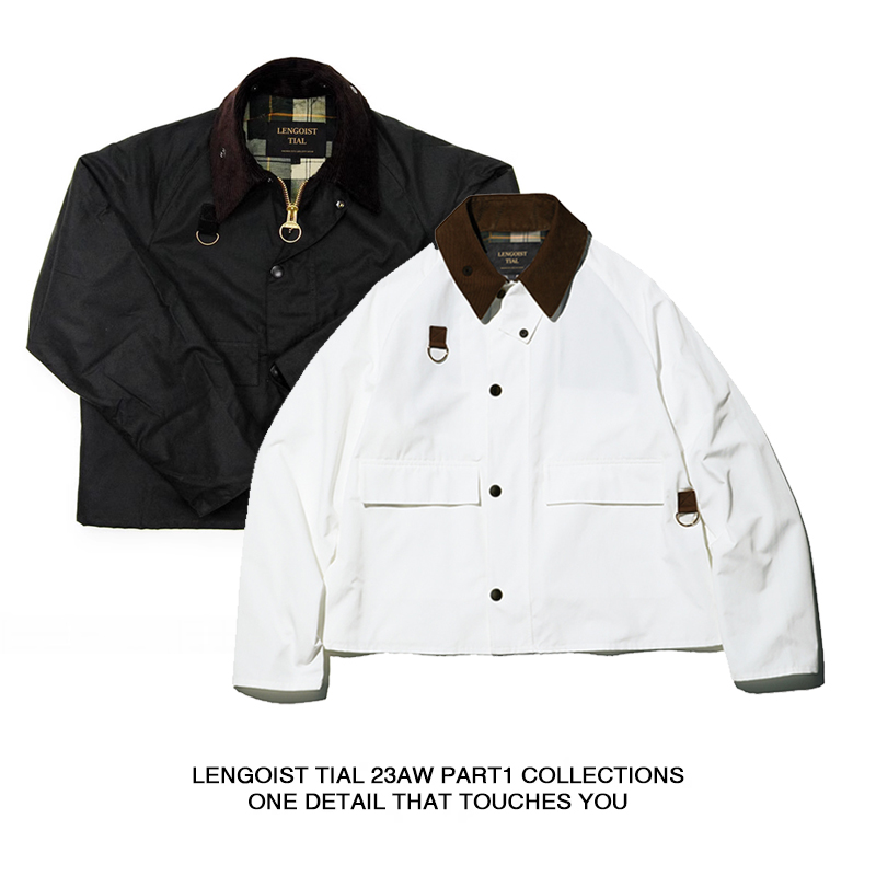 防泼水短款白色SPEY多口袋夹克