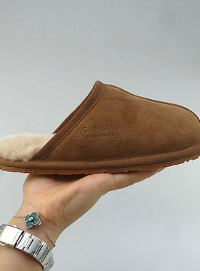 DANANUO春季新款2025羊毛拖鞋 男女皮毛一体空调房防寒老年保暖