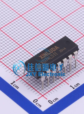 逻辑门     XD74LS11  XINLUDA(信路达)  DIP-14
