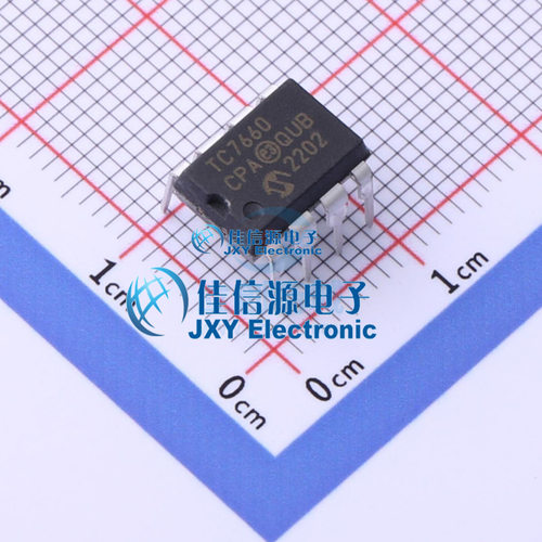 DC-DC电源芯片  TC7660CPA  MICROCHIP(美国微芯)  PDIP-8