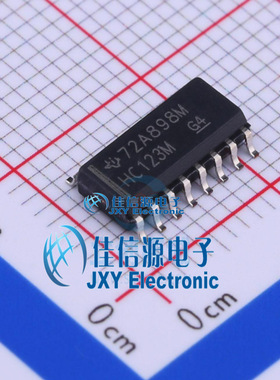 单稳态多谐振荡器     CD74HC123M  TI()  SOIC-16