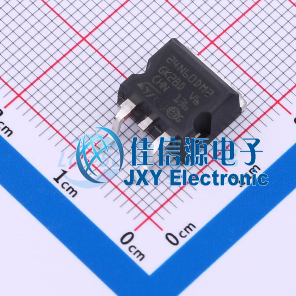 场效应管(MOSFET)    STB24N60DM2  ST(意法半导体)  D2PAK - 实物图