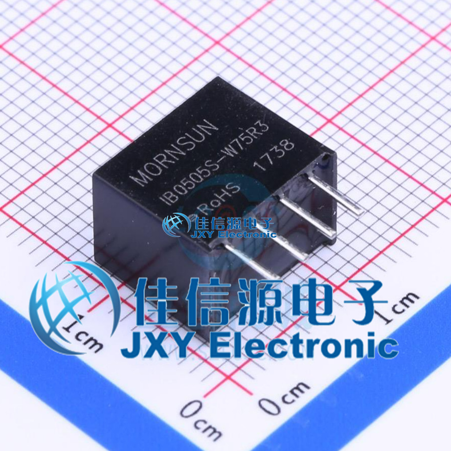 电源模块    IB0505S-W75R3  MORNSUN(金升阳)  插件