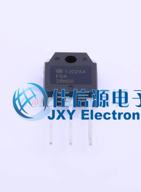 场效应管(MOSFET)     FDA28N50  onsemi(安森美)  TO-3P-3