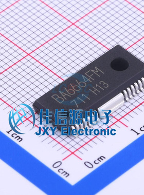 电机驱动芯片    BA6664FM-E2  ROHM(罗姆)  HSOP-28