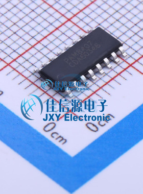 音频功率放大器 PAM8407DR DIODES(美台) SOIC-16 2.4W立体声D类