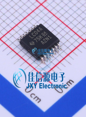 反相器 SN74LVC04APWR TI TSSOP-14 全新6通道 1uA 1.65V-3.6V