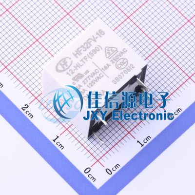 功率继电器      HF32FV-16/12-HLTF(590)   HF(宏发)