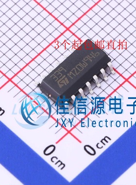 比较器芯片 LM339DT ST(意法半导体) SOIC-14 150mil 全新原装