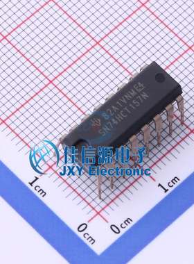 信号开关    SN74HCT157N  TI(德州仪器)  PDIP-16