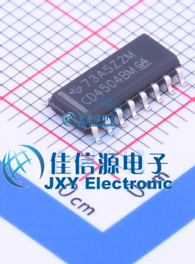 转换器/电平移位器     CD4504BM96  TI()  SOIC-16
