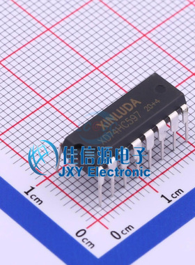 寄存器   XD74HC597  XINLUDA(信路达)  DIP-16