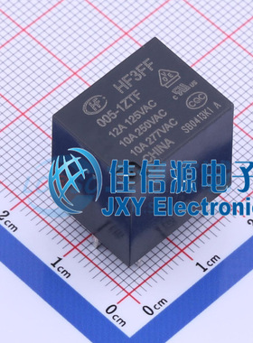 功率继电器      HF3FF/005-1ZTF  HF(宏发)