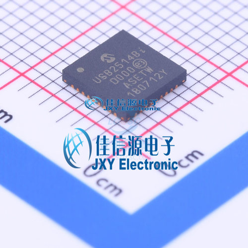 USB2514B-I/M2  MICROCHIP(美国微芯)  SQFN-36