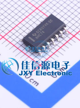 触发器   SN74AHC74DR  TI(德州仪器)  SOIC-14