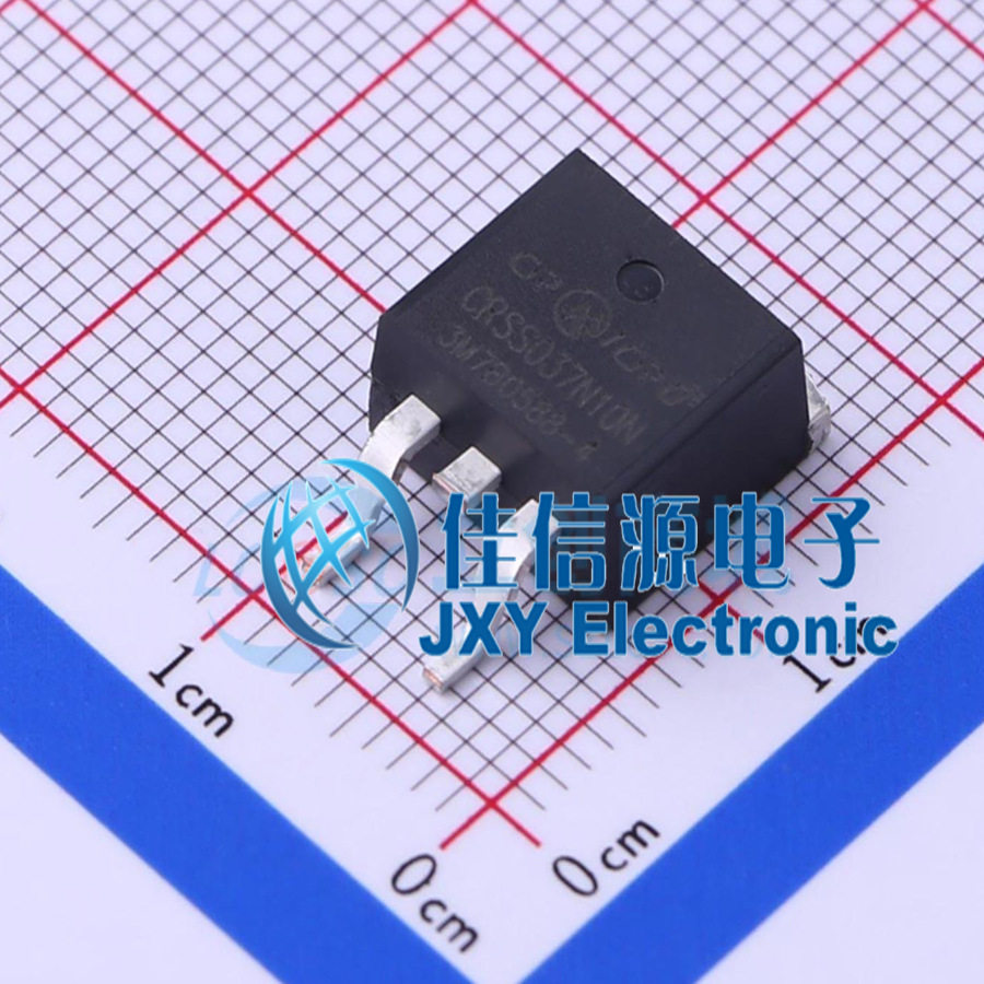 场效应管(MOSFET)    CRSS037N10N  CRMICRO(华润微)  TO-263-3 - 实物图