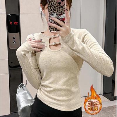 新款打底衫设计感显瘦上衣t恤