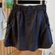黑色半身短裙女夏季 大码 山本工装 胖mm显瘦a字遮肚小个子包臀半裙