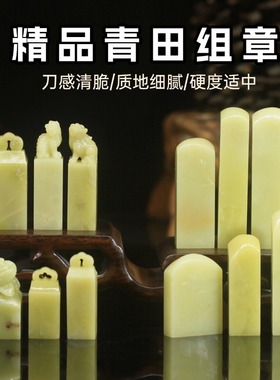 青田精品组章青田石寿山石印章姓名章书法篆刻礼品章闲章礼物章料