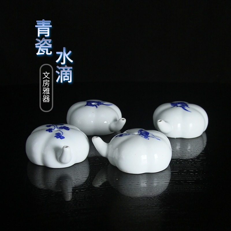 文房四宝水盂砚滴国画书法砚台磨墨条加水用水盂墨锭陶瓷摆件用具,文具电教/文化用品/商务用品,文房四宝,淘宝优惠券,粉丝福利购,淘宝优惠卷