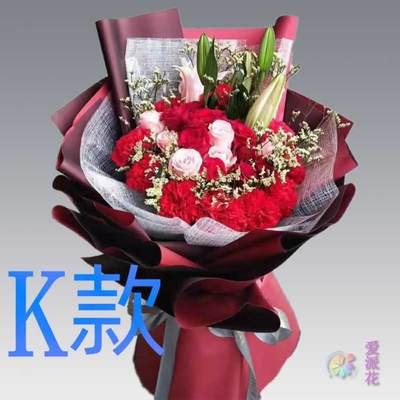 生日探望康乃馨广西钦州花店送花浦北县灵山县钦南区同城鲜花速递