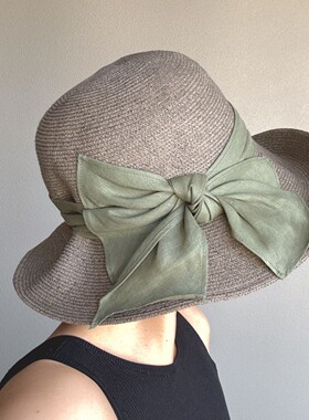 现货ONM01960*01888 YELL*ONM01828防晒CA4LA 渔夫帽蝴蝶结草帽