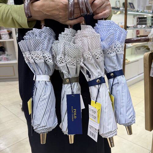 部分国现Lanvin弯把晴雨两用伞1级遮光可折叠遮阳伞jt polo