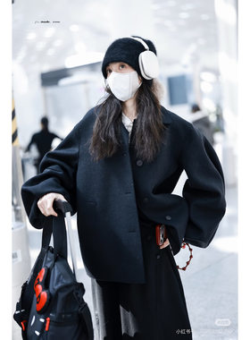 宋祖儿同款现货SHK01361*01261安哥拉兔毛帽CA4LA堆堆帽MARAFUR