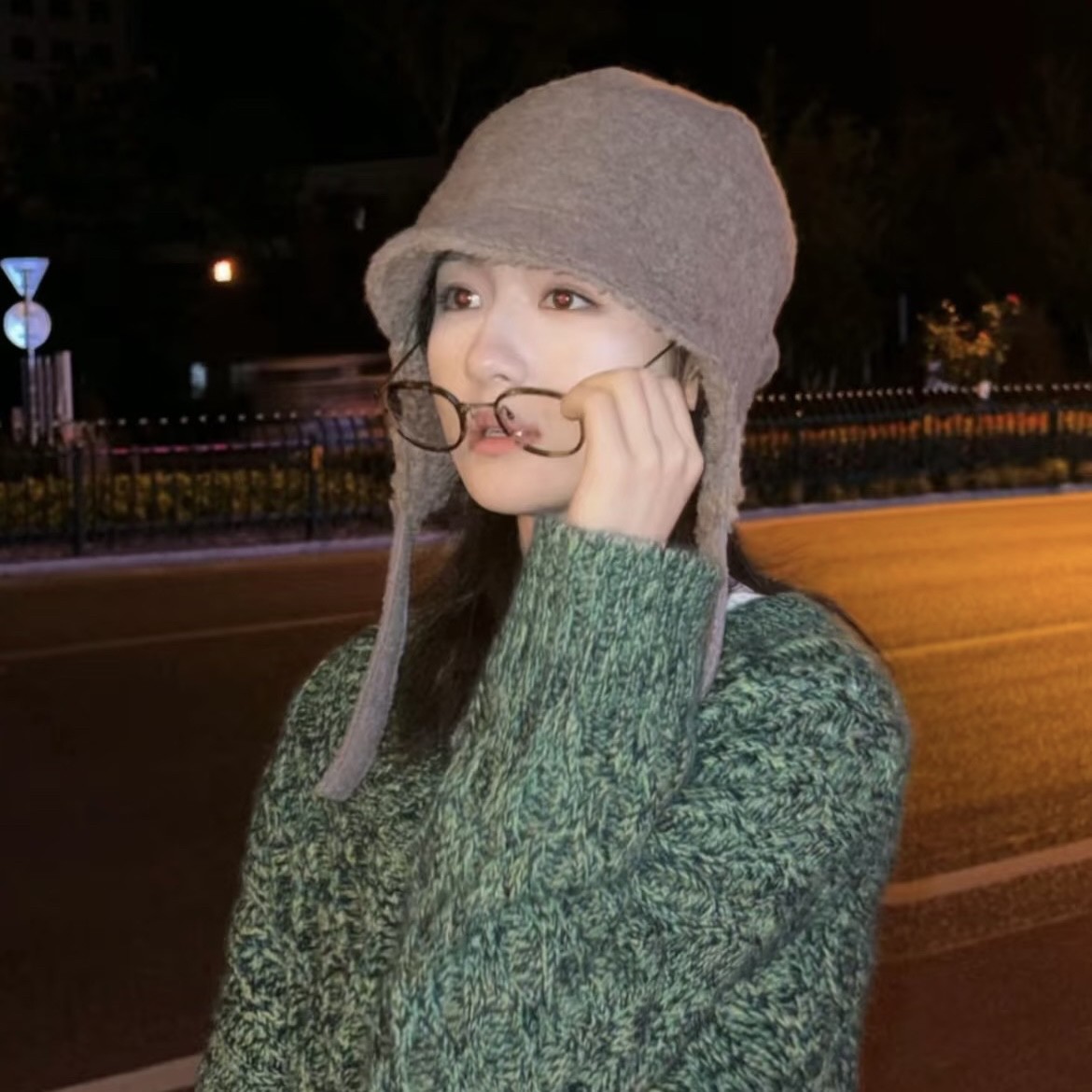 李兰迪同款国现CA4LA tam02717*02666*02631飞行帽护耳帽