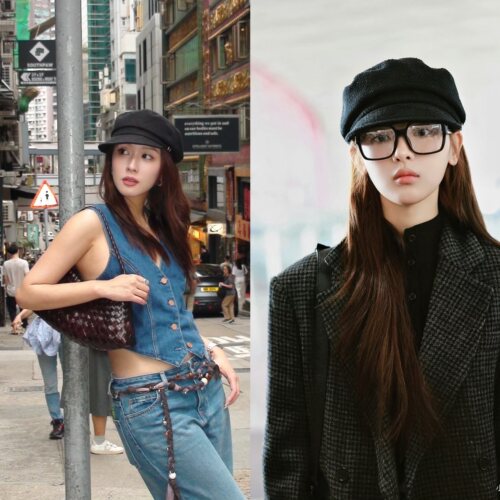 现货杨超越翁青雅同款ca4la 00084*00025报童帽鸭舌帽00043*00009