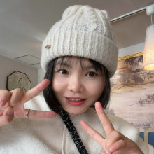 国现Maxim kobe软乎乎可手洗麻花针织帽x5554日本制保暖