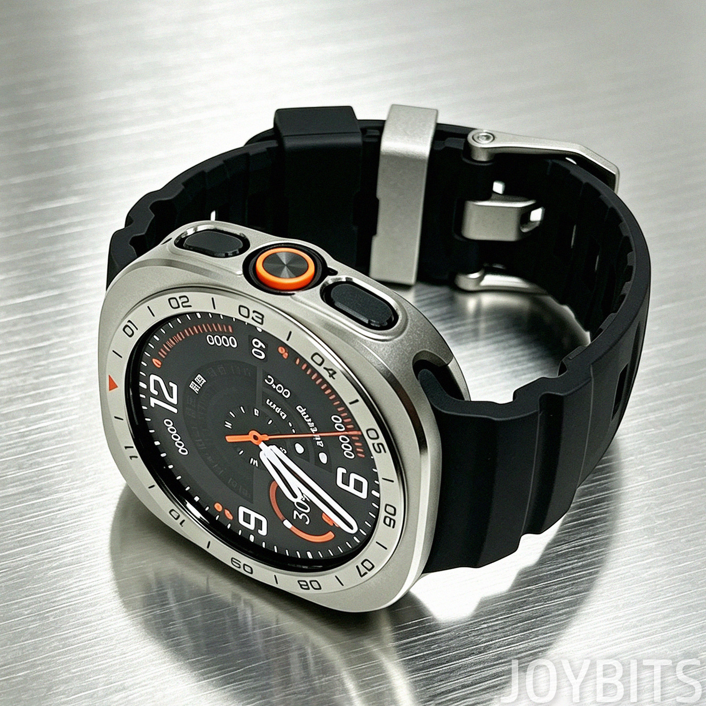 金属Ultra2刻度保护壳适用三星Galaxy手表Watch9一体硅胶表带47mm