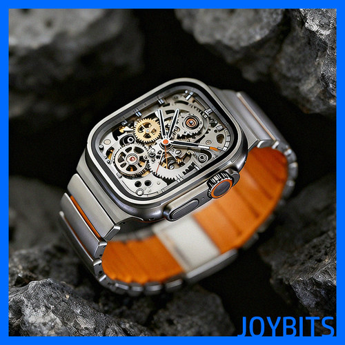 纯钛合金属S11磁吸Ultra表带适用iWatch10苹果手表壳46不锈钢49mm