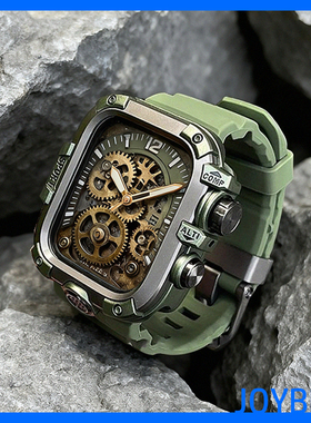 全包S11金属Ultra3防水壳膜一体保护壳适用iWatch苹果手表46/49mm