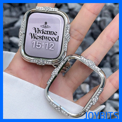 闪满钻全包S11保护壳适用iWatch苹果手表钢化膜一体防摔套42/46mm